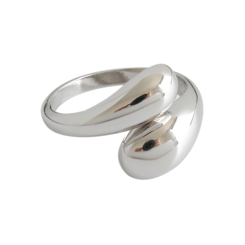 Bague Goutte En Argent  Femme | Bagues Bagues Bagues