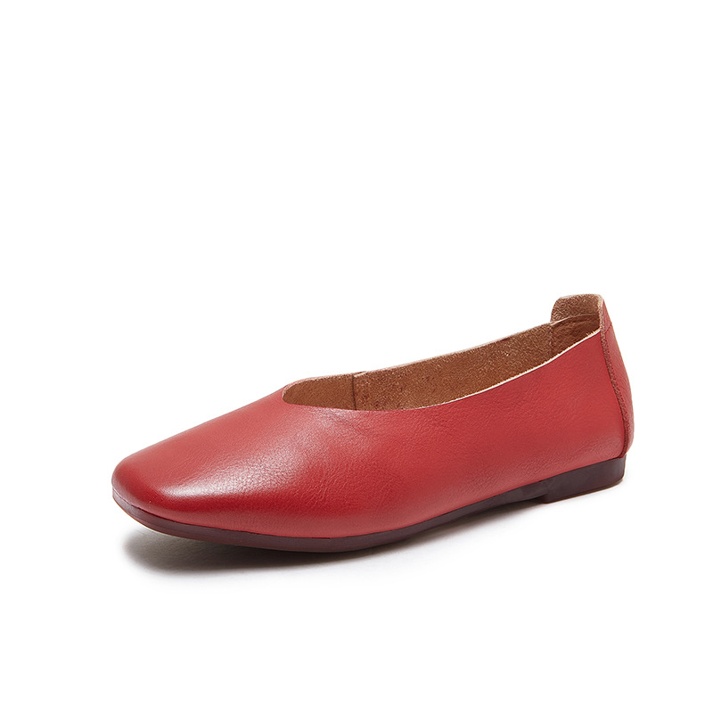 Ballerines En Cuir  Femme | Ballerines Ballerines Ballerines