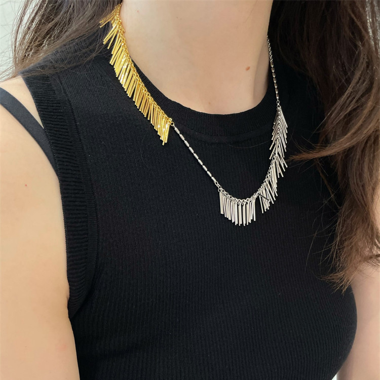 Collier Rectangles Doré  Femme | Bijoux Soirée Bijoux Bijoux Soirée