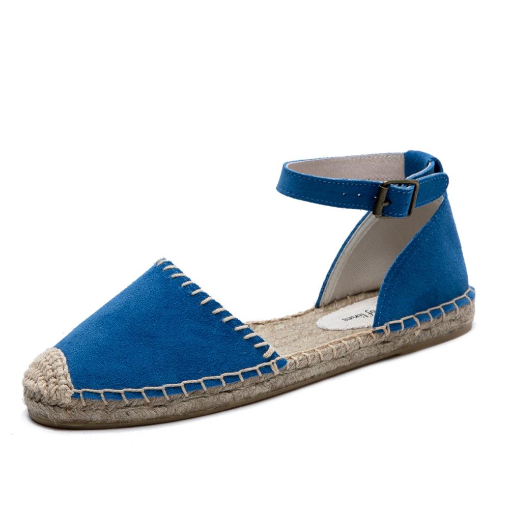 Espadrilles En Jute Attachée  Femme | Chaussures Plates Chaussures Chaussures Plates