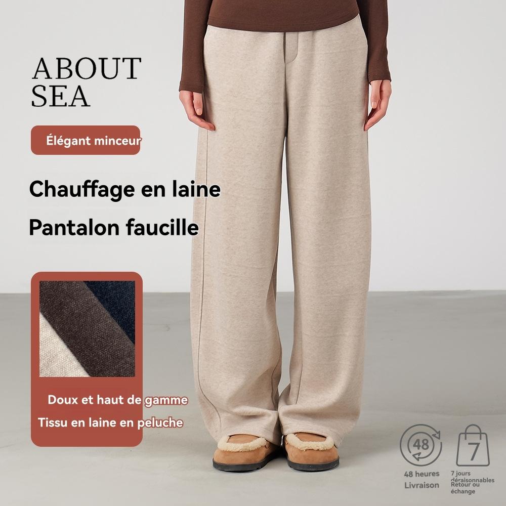 Pantalon Fluide Avec Taille Élastique  Femme | Pantalons Pantalons Femme