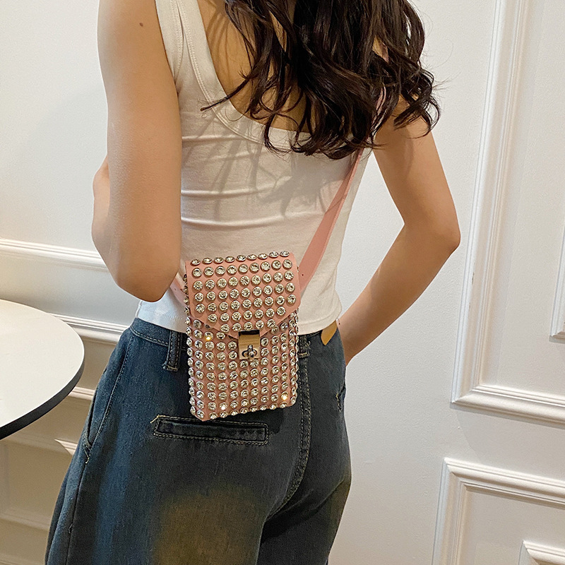 Pochette Pour Téléphone Avec Clous  Femme | Housse Portable Accessoires Femme