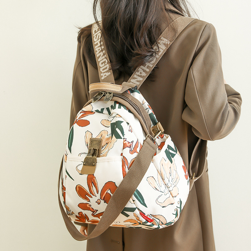 Sac À Dos Imprimé Floral  Femme | Sacs À Dos Sacs Femme