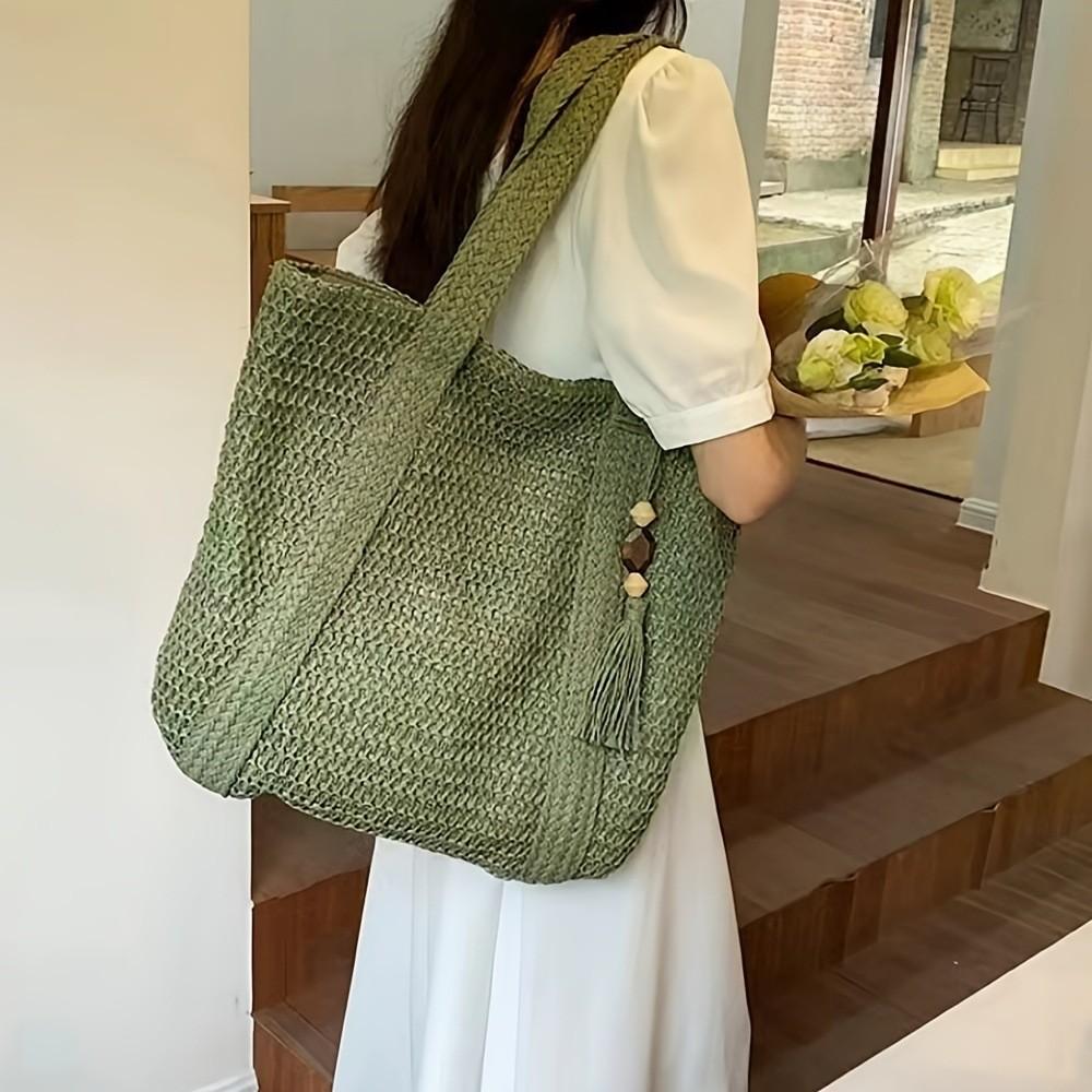 Sac Cabas En Tissu Brodé  Femme | Shoppers Sacs Femme