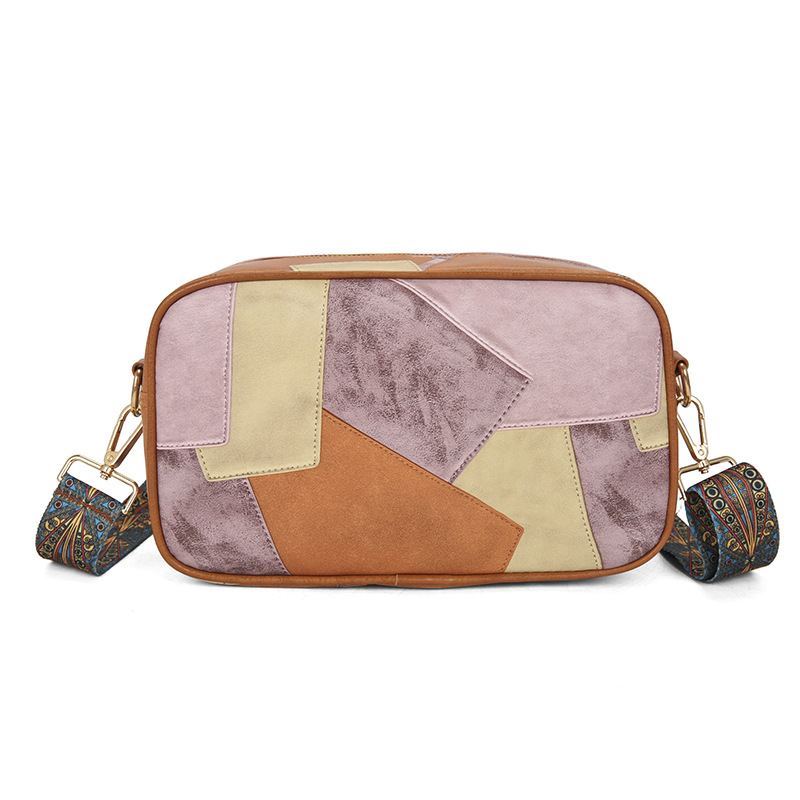 Sac Porté À L’Épaule En Cuir Patchwork  Femme | Sacs Portés Épaule Sacs Femme